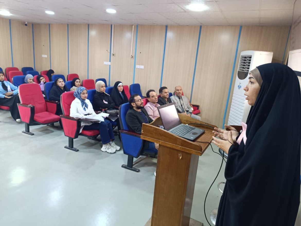 كلية التمريض تقيم ورشة عمل عن التثقيف الصحي و دورهُ في الحد من سرطان الثدي
