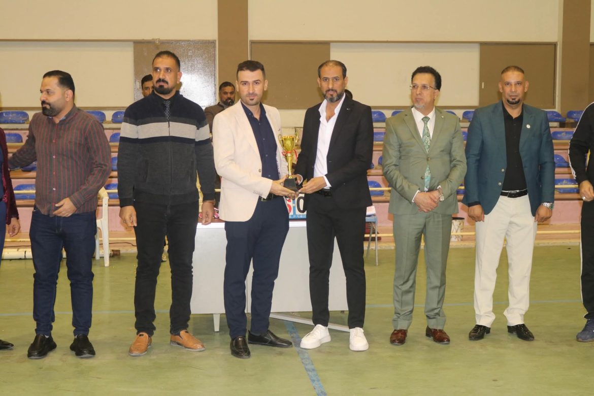 حصول كلية التمريض جامعة ميسان على المركز الثالث في بطولة كأس رئيس الجامعة لكليات الجامعة