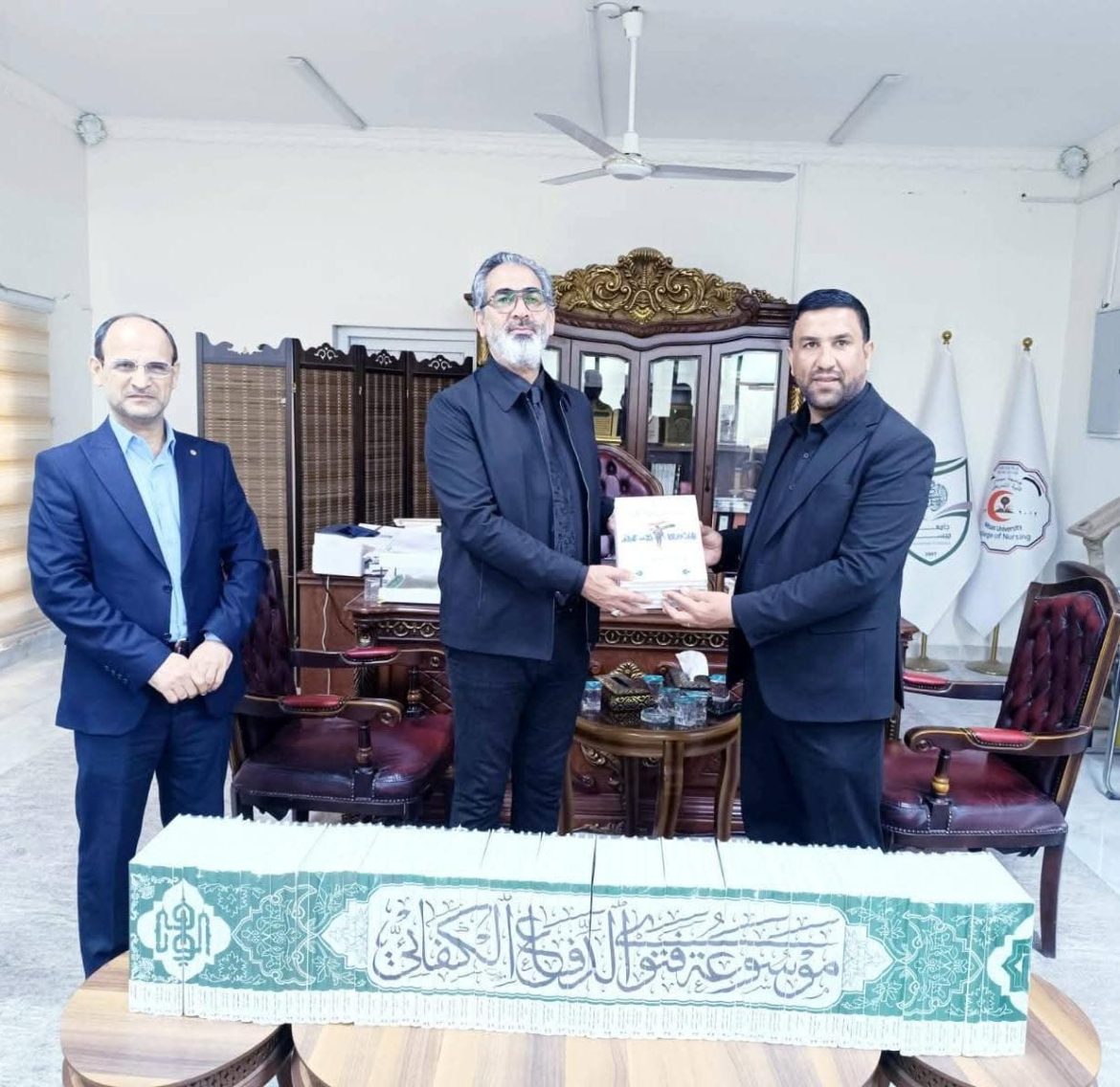 عميد كلية التمريض جامعة ميسان  يستقبل وفدا من الأنشطة الطلابية في الجامعة