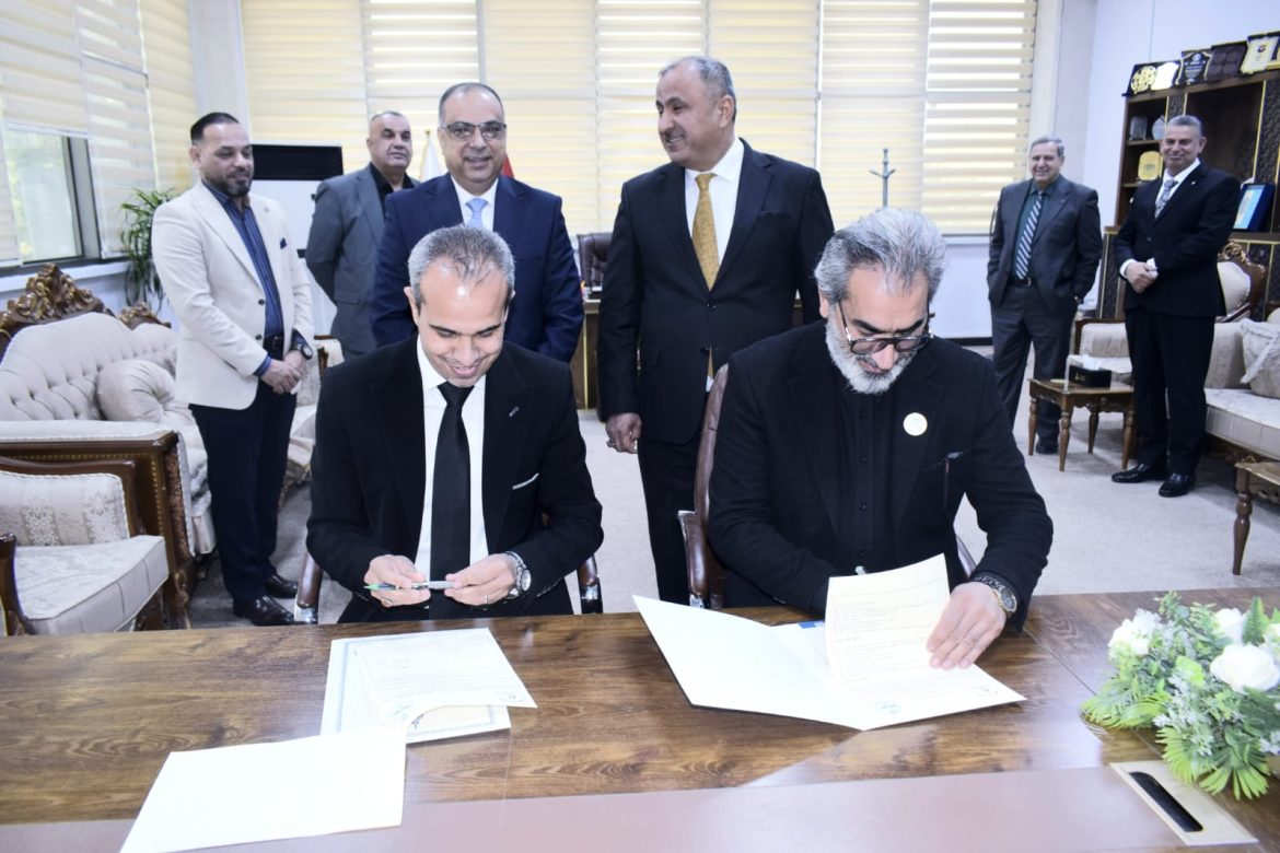 كلية التمريض جامعة ميسان تعزز شراكاتها الوطنية بتوقيع مذكرة تفاهم علمي وأكاديمي مع جامعة المنارة للعلوم الطبية