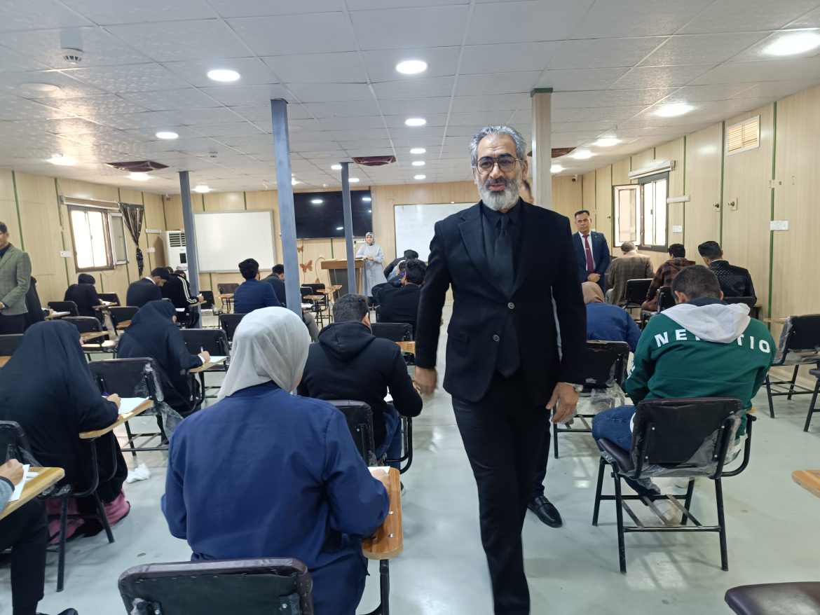 كلية التمريض جامعة ميسان  تجري الامتحان المشترك مع كليات التمريض البصرة والمنارة وميسان